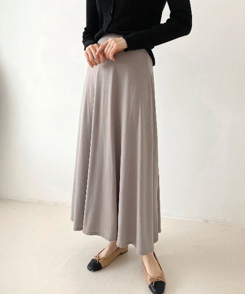 Aラインロングスカート